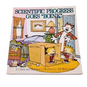 Scientific Progress Goes Boink Calvin and Hobbes Collection Book 1991 Watterson